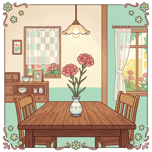 白いカーネーション