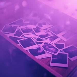 polaroids in a drawer
