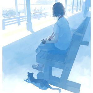 灰色画框中的你