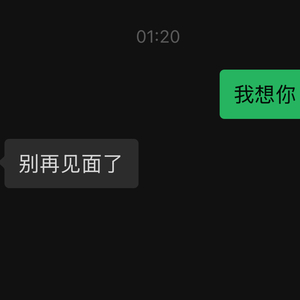 说好了不见面.（翻自 小贱）