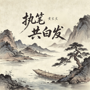 执笔共白发