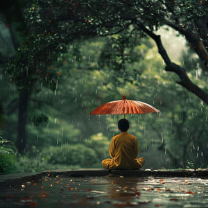Meditación Silenciosa De Las Gotas De Lluvia