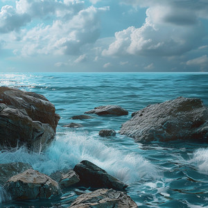 Canine's Oceanic Calm