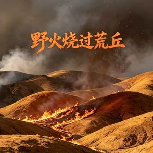 野火烧过荒丘