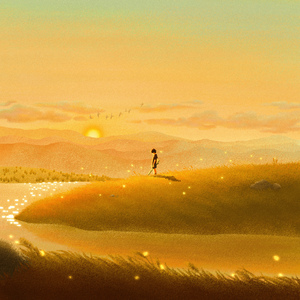 sunlit fields