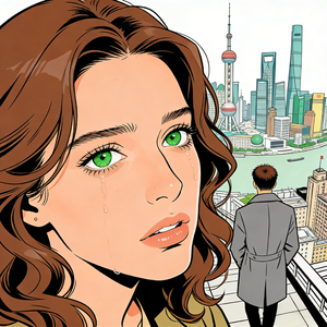 竹林隐约白衣飘飘