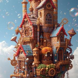 虹色のシャボン玉