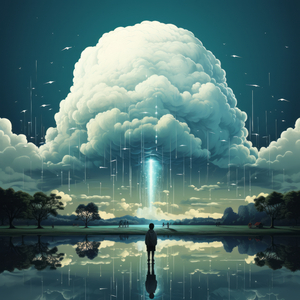 Night's Rainy Reflection