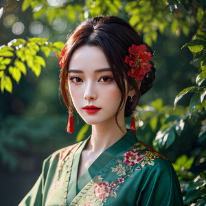 化作绿叶把你陪