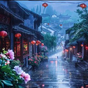 雨打窗台的凌晨三点