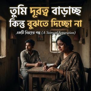 তুমি দূরত্ব বারাচ্ছো কিন্তু বুঝতে দিচ্ছ না
