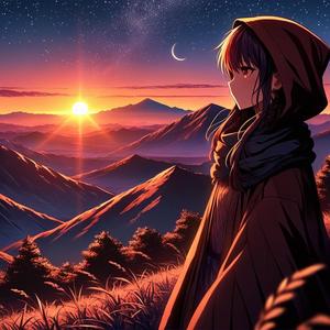 今年最后的夕阳