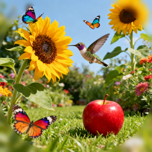 Borboletas no jardim