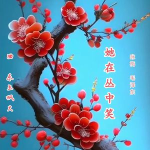 她在丛中笑 伴奏