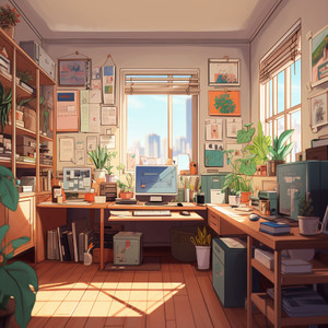 Presencia Calmante De La Lluvia Para La Eficiencia