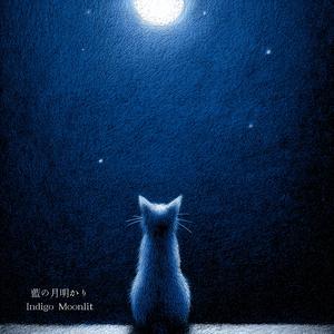 藍の月明かり