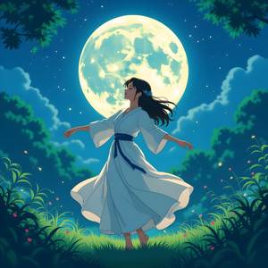 月のダンス