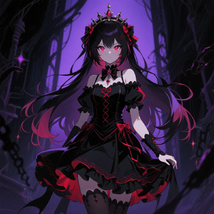 The magical girl princess who fell into darkness