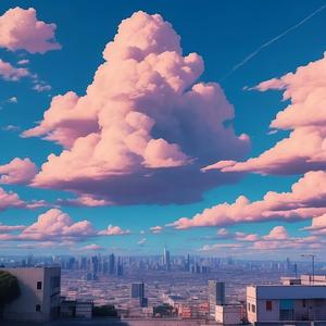 flying in the sky