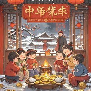 中国春节世界歌-伍石夫人与嘉彤与五石
