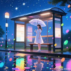 漫步在七月的下雨天