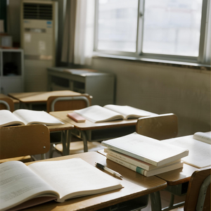 课桌上写的夏天