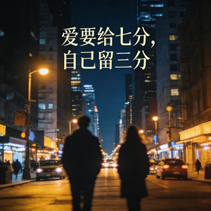 爱要给七分，自己留三分