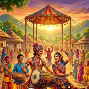 માંડવડામાં ઢોલ વાગે