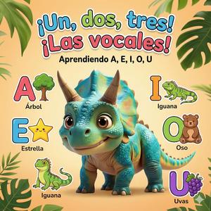 ¡Un, dos, tres! ¡Las vocales!