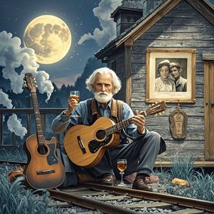 月光下的旧琴弦