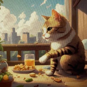 日子全都喂给了猫