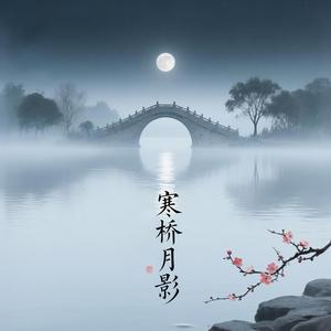 寒桥月影