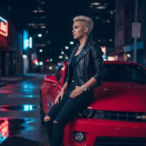 Красное Camaro
