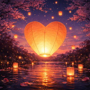 Paper Lantern Heart