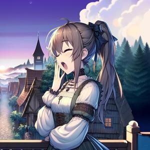 The dawn of a certain village「とある村の夜明け」