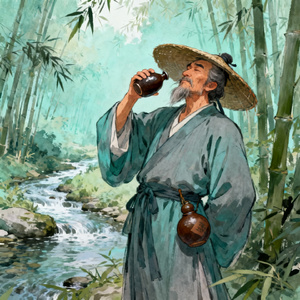 借李白一杯酒