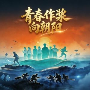 青春作桨向朝阳