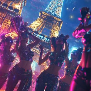 霓虹街道上的逐梦欢笑