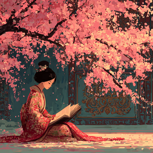 Midnight Sakura Rain