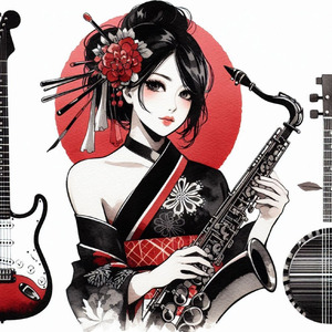 【侍ロック】 闘志を刻む鼓動　和楽器×ハードロック×サックス 和風BGM