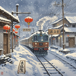 归途雪