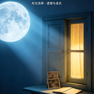 二十岁的月光 照不亮三十岁的窗