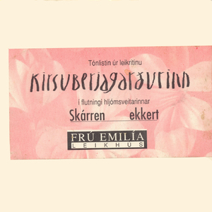 Bassaleikarinn sagði ég væri eins og blóm