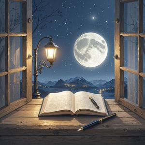 孤单的月亮真可怜