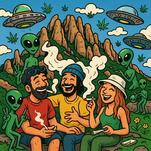 Flipando con los Aliens en Montserrat