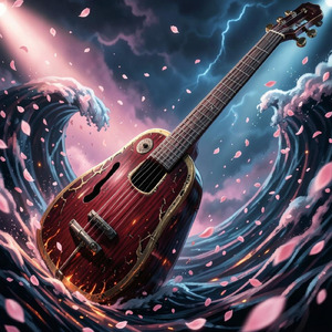 千本の桜が散っていく