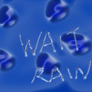 Lonely night waiting for the rain to stop