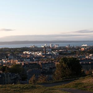 Edinburgh sunset finnal