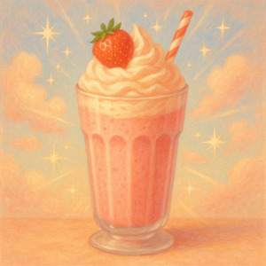 ふんわりストロベリーシェイク