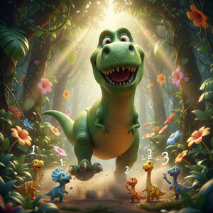 Dinosaur Stomp Counting